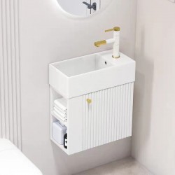 MINI C-2056 - Долен пвц шкаф за баня с умивалник